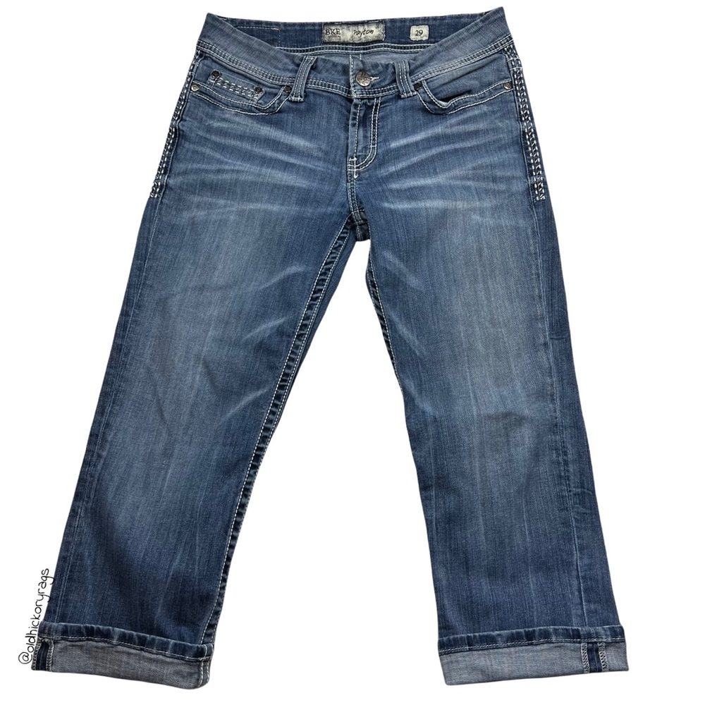 BKE Payton Cropped Cuffed Jeans Size 29